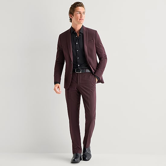 J. Ferrar Ultra Comfort Mens Slim Fit Suit Separates