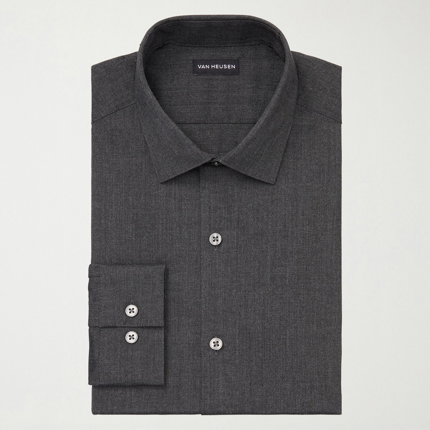 Van Heusen Comfort Performance Mens Regular Fit Long Sleeve Dress Shirt