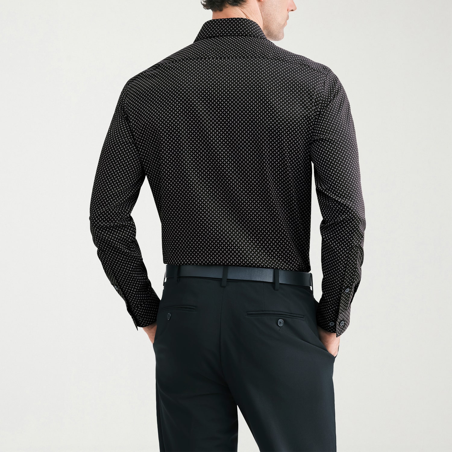 Van Heusen Ultra Flex Mens Regular Fit Wrinkle Free Long Sleeve Dress Shirt