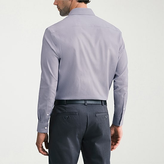 Van Heusen Ultra Flex Mens Regular Fit Wrinkle Free Long Sleeve Dress Shirt