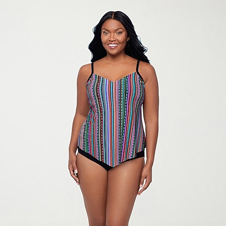 Arizona Adjustable Straps Juniors Triangle Bikini Swimsuit Top