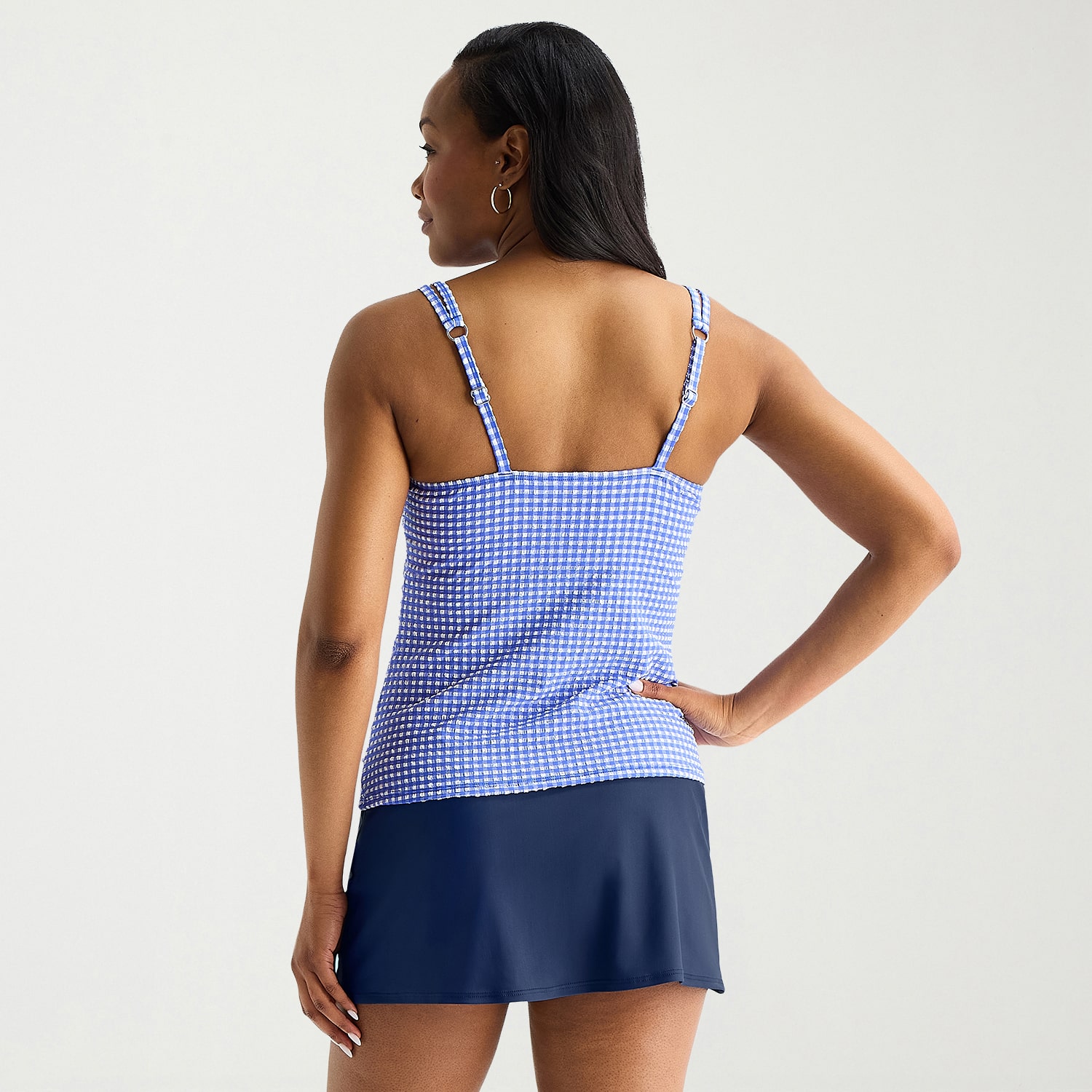 Liz Claiborne Womens Tankini Swimsuit Top