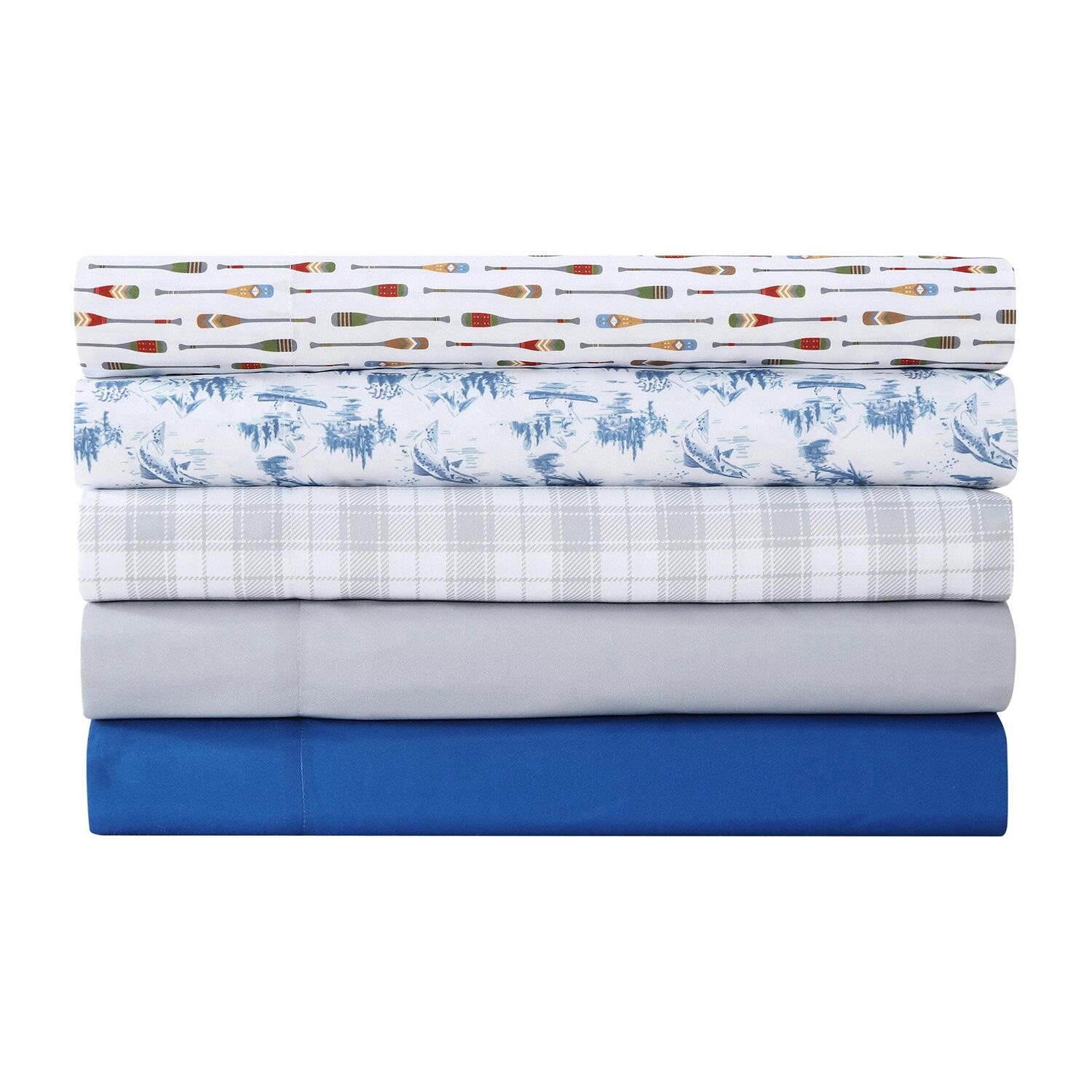 Eddie Bauer Penstemon Plaid Sheet Set