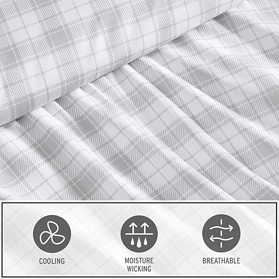 Eddie Bauer Penstemon Plaid Sheet Set