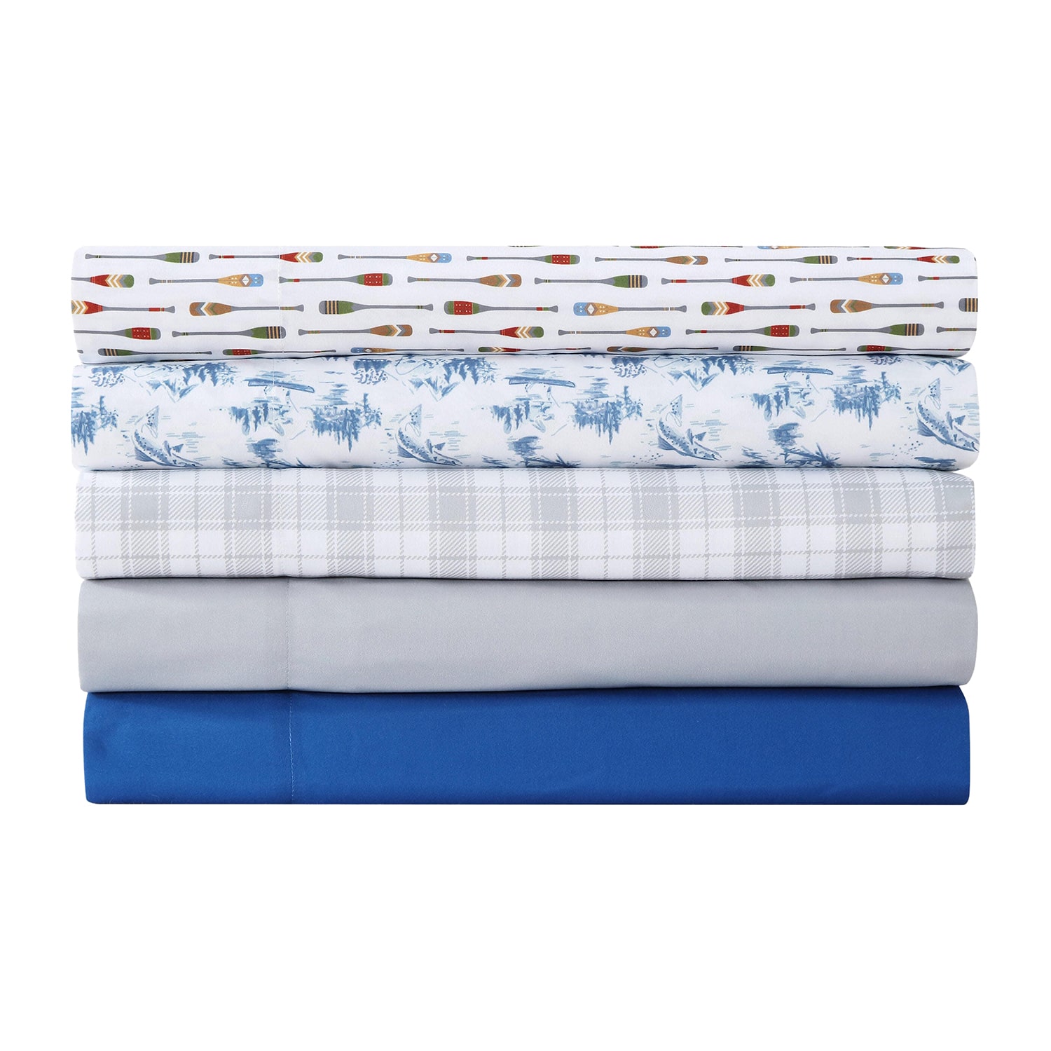 Eddie Bauer Fish Town Toile Sheet Set