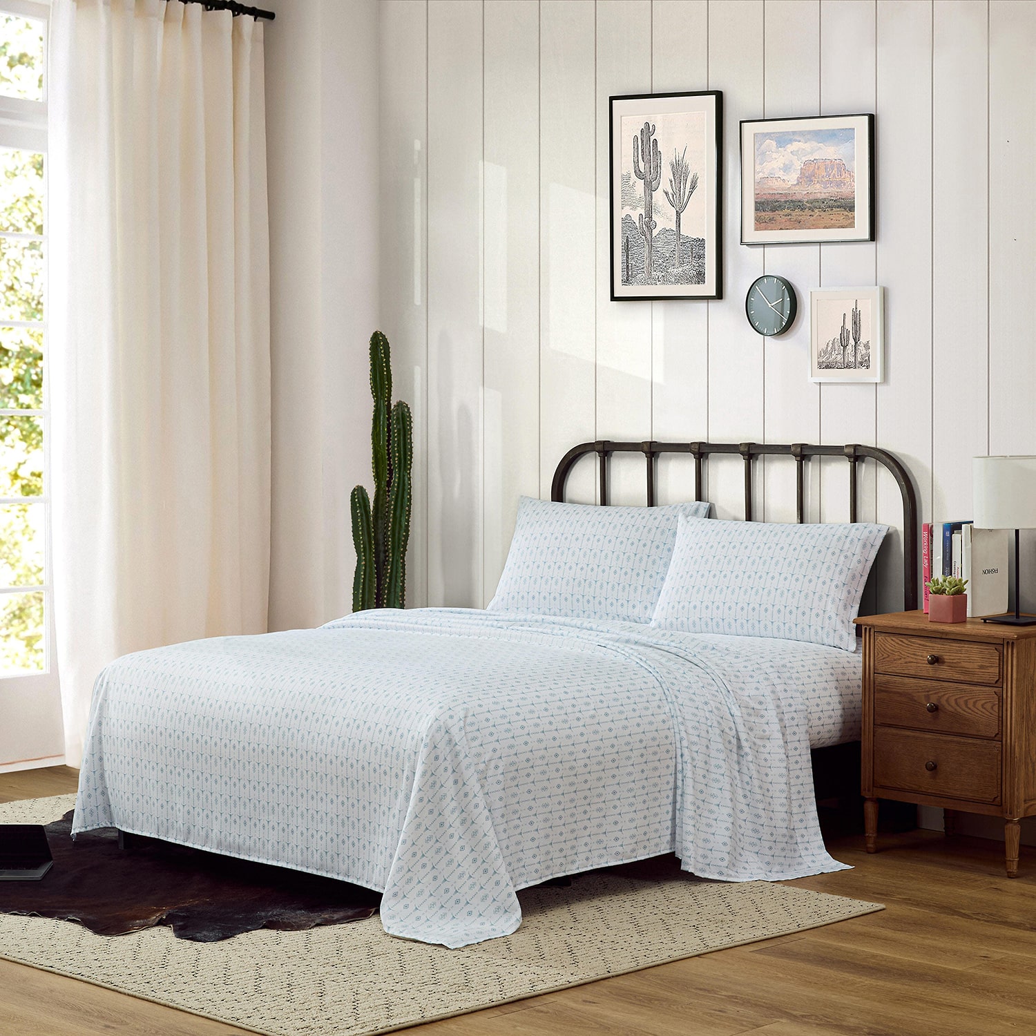 Wrangler Steer Head Stripe Sheet Set