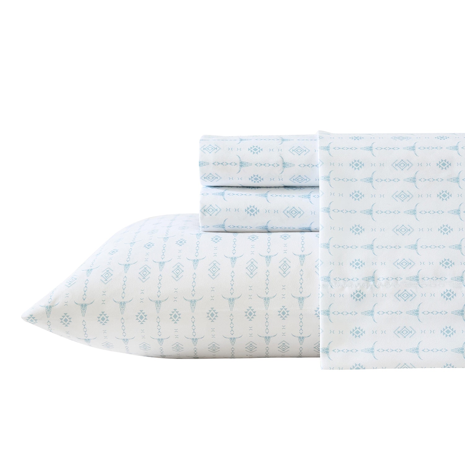 Wrangler Steer Head Stripe Sheet Set