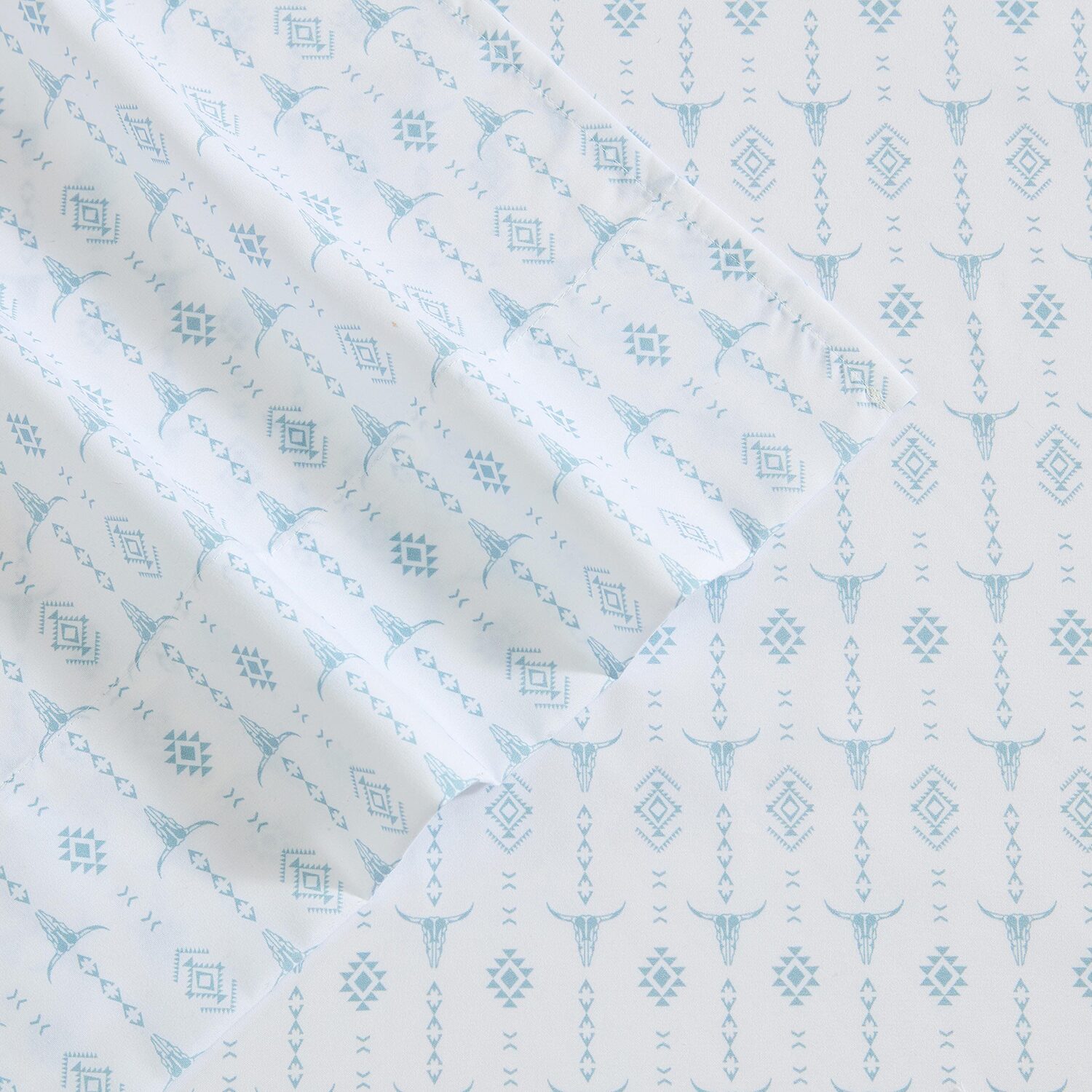 Wrangler Steer Head Stripe Sheet Set