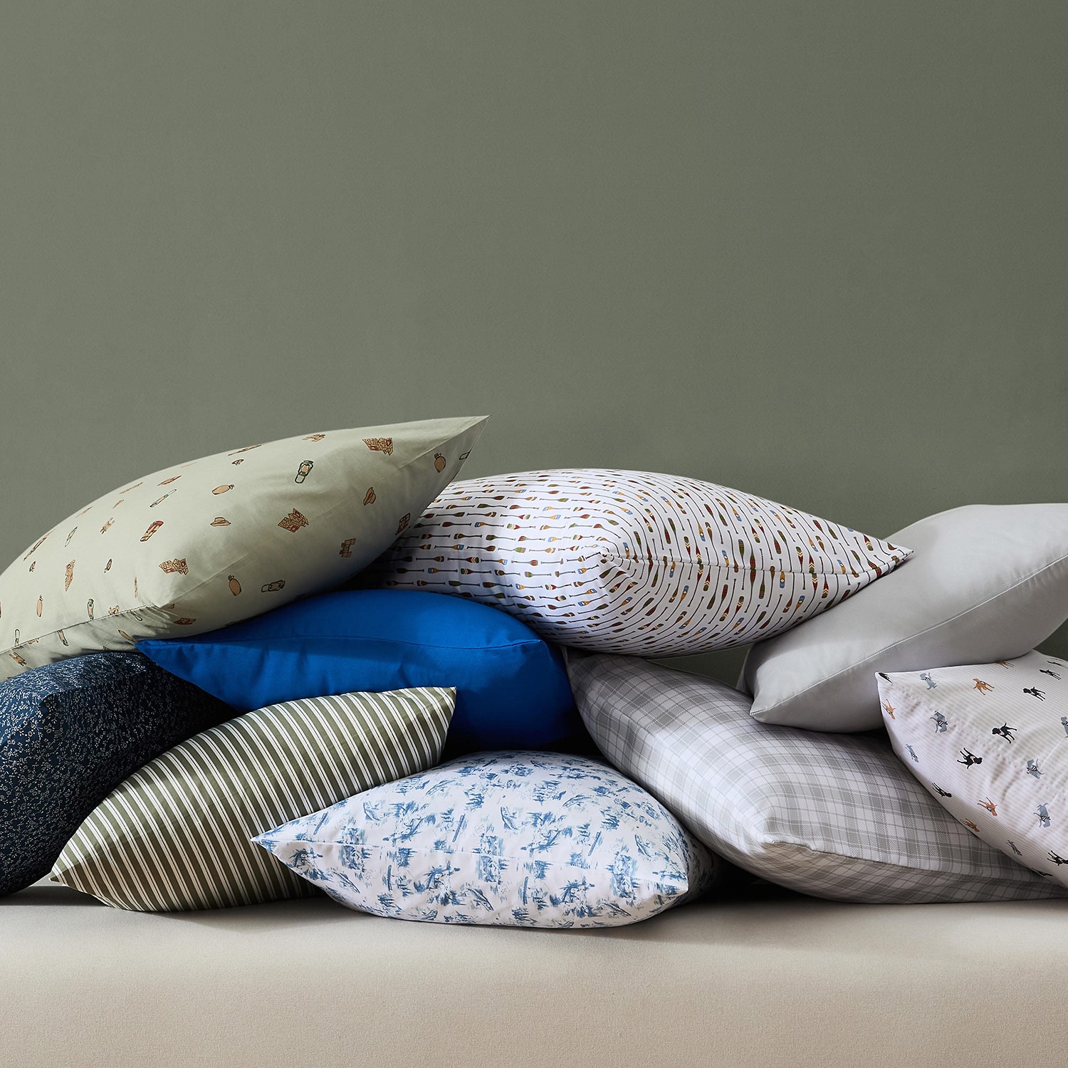 Eddie Bauer Fish Town Toile Sheet Set
