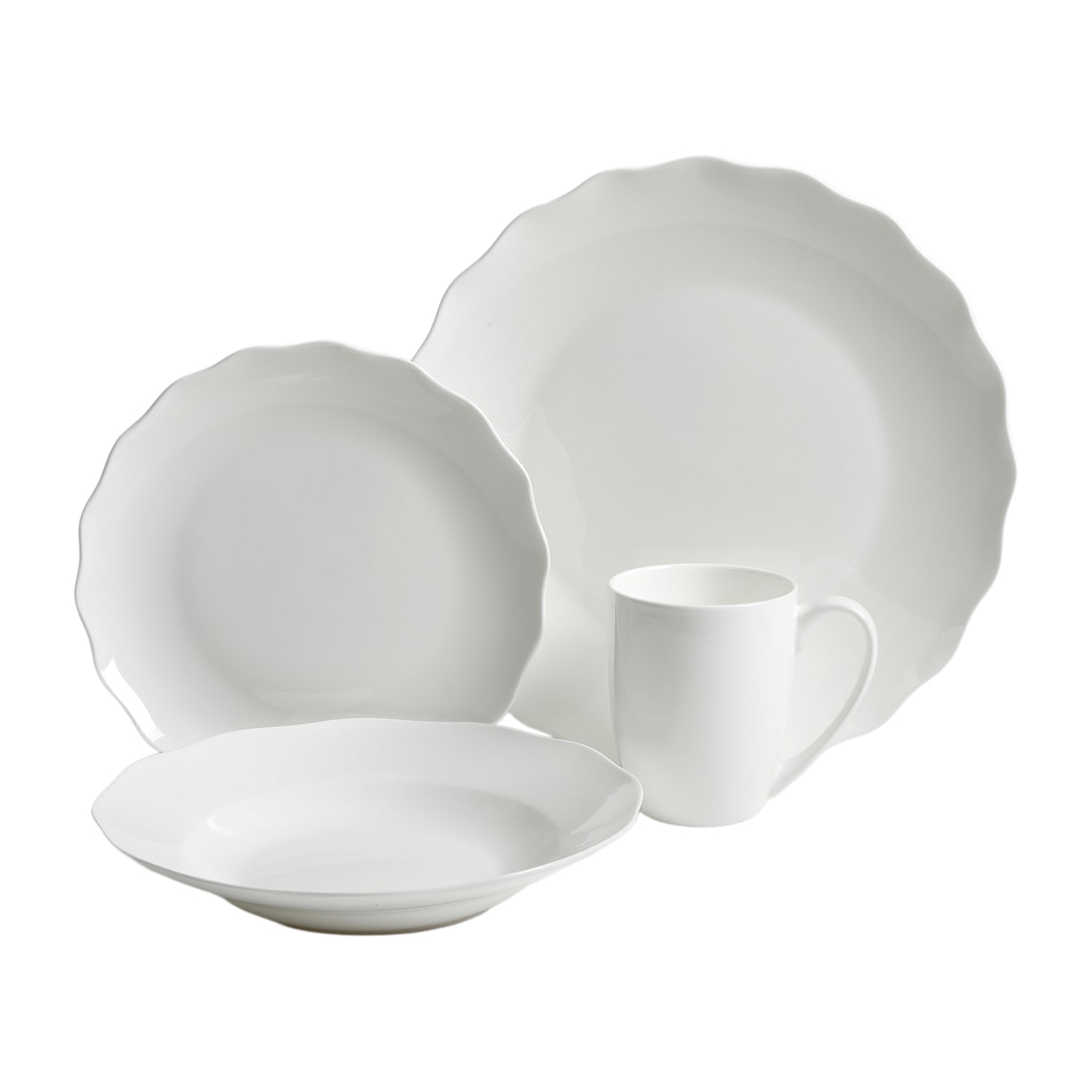 Gibson Gibson Eva 16-pc. Bone China Dinnerware Set