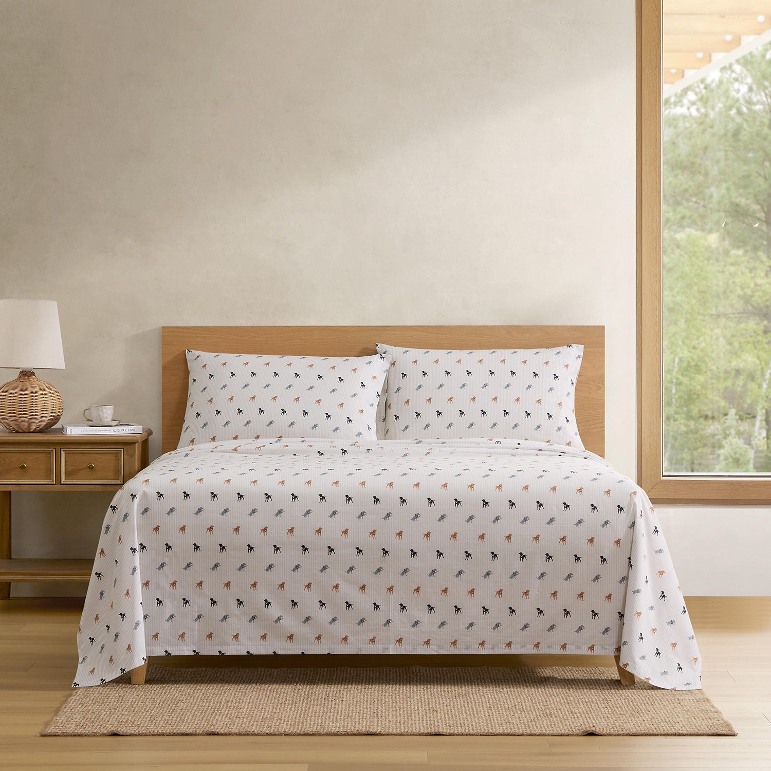 Eddie Bauer Buddy Scarves And Stripes Sheet Set