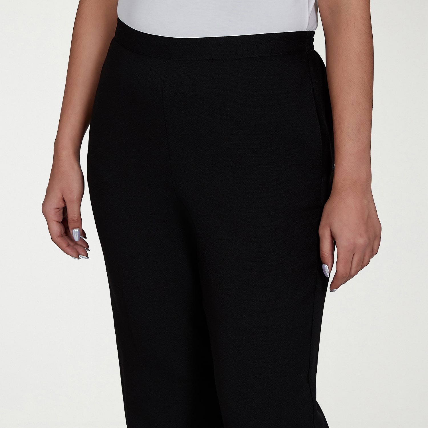 Alfred Dunner Dinner Theater Womens Straight Pull-On Pant