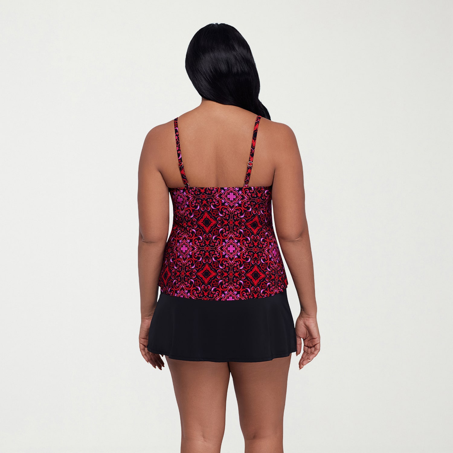Trimshaper Womens Diamond Tankini Swimsuit Top