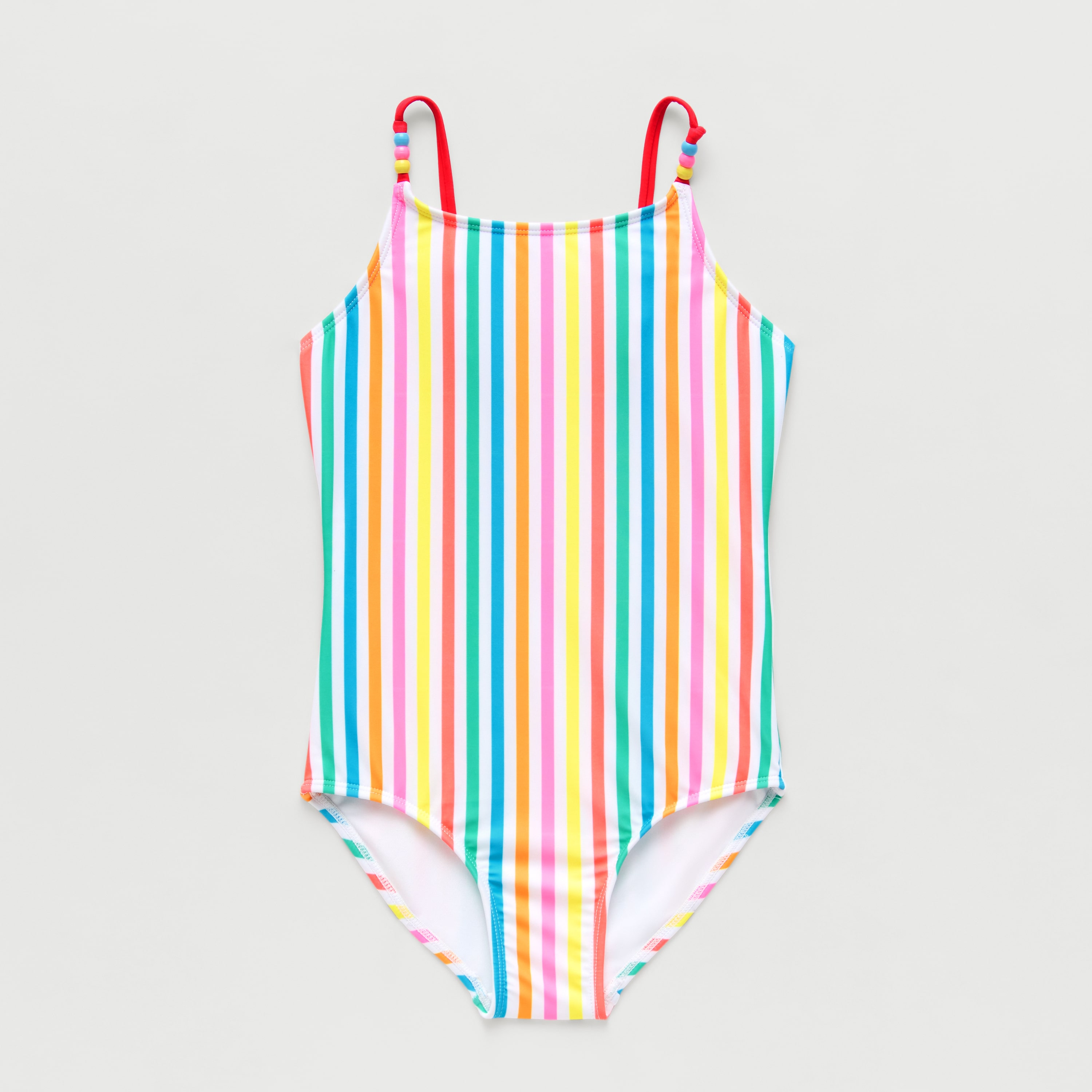 Thereabouts Little & Big Kid Girls Striped Sleeveless One Piece Swimsuit