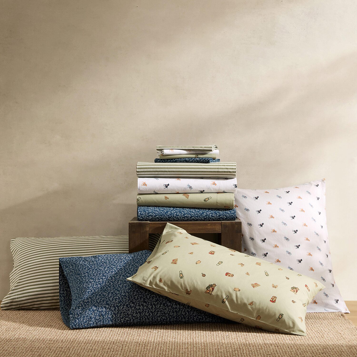 Eddie Bauer Alpha Stripe Sheet Set