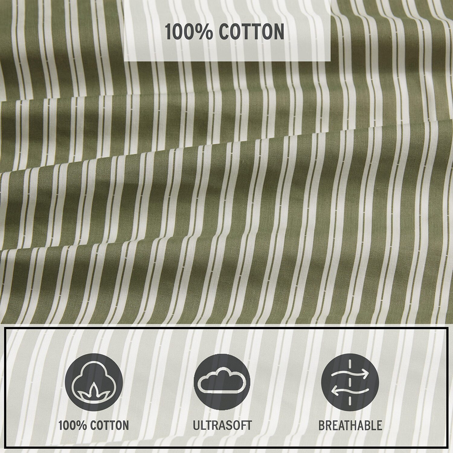Eddie Bauer Alpha Stripe Sheet Set
