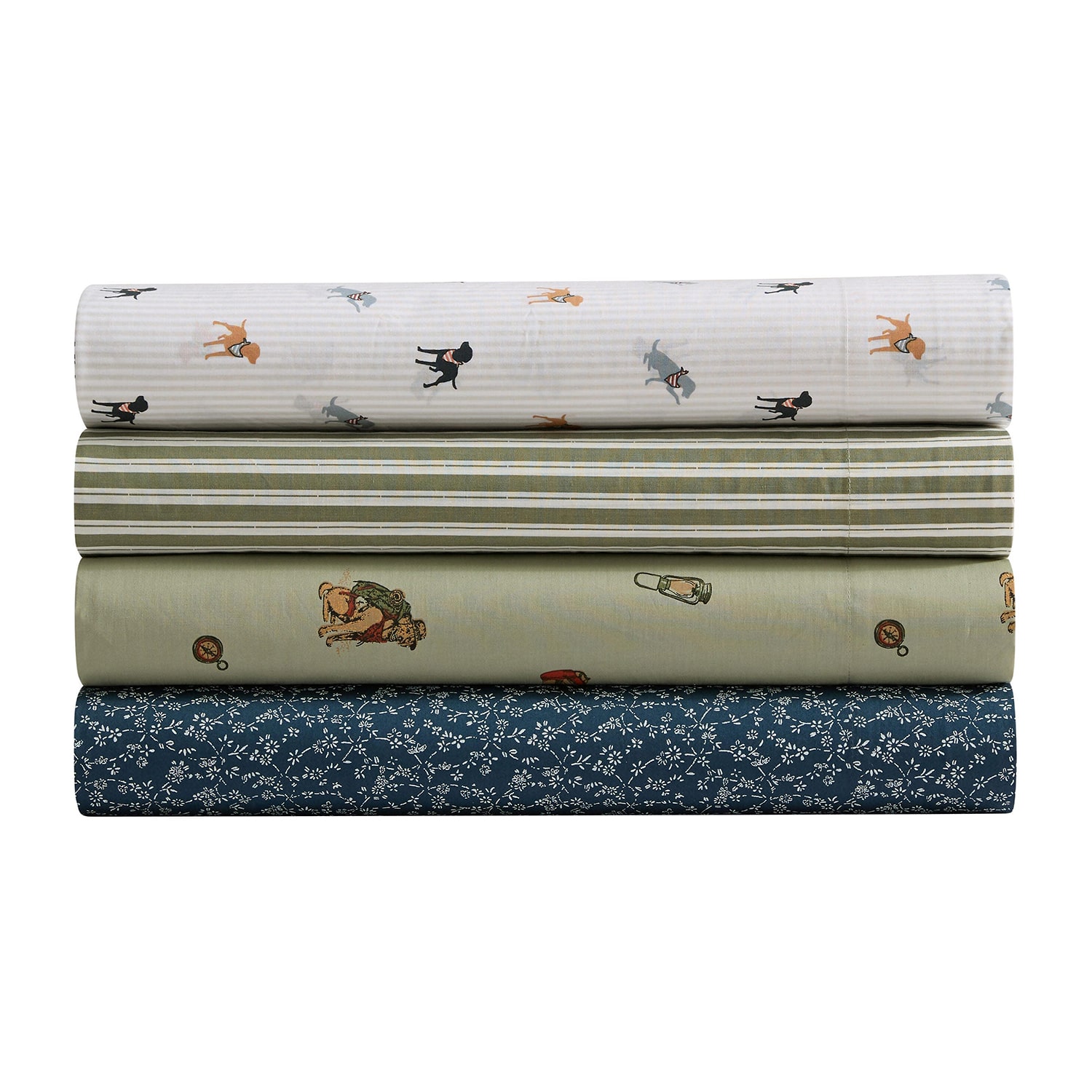 Eddie Bauer Alpha Stripe Sheet Set