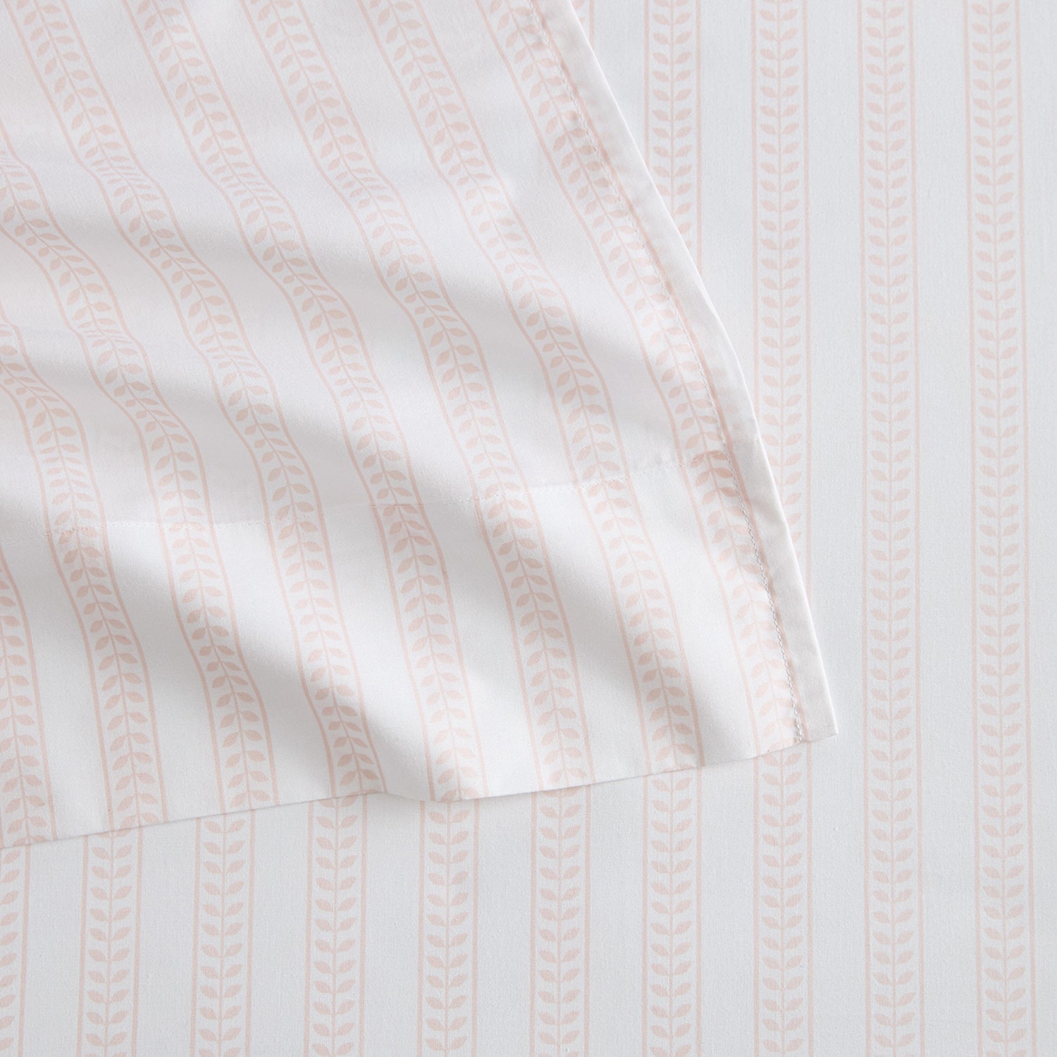 Martha Stewart Leaf Stripe Sheet Set