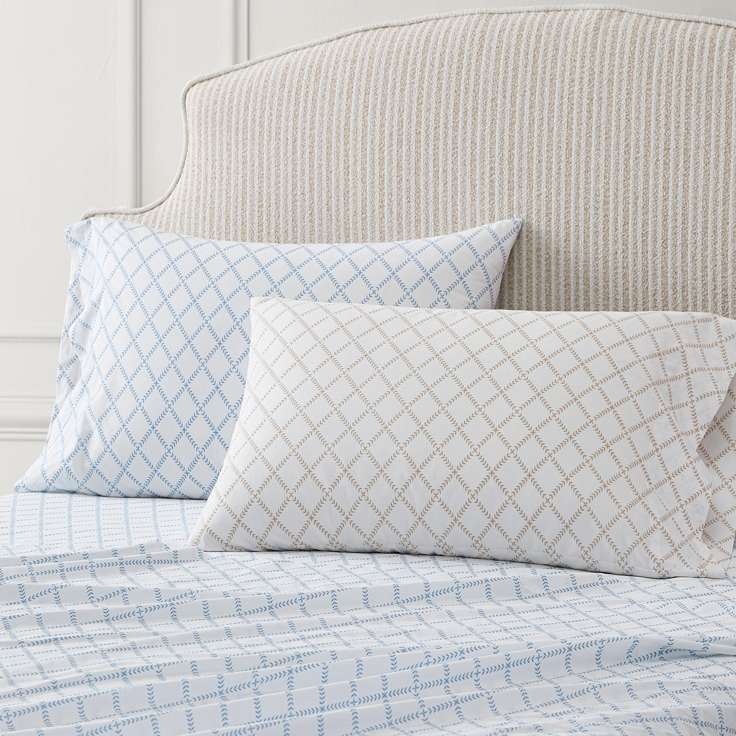 Martha Stewart Leaf Trellis Sheet Set