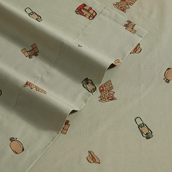 Eddie Bauer Buddy Camping All Over Sheet Set