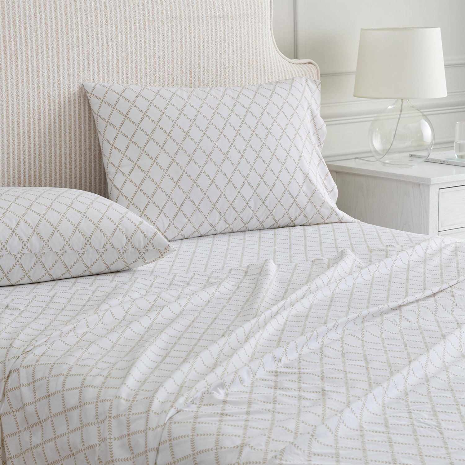Martha Stewart Leaf Trellis Sheet Set