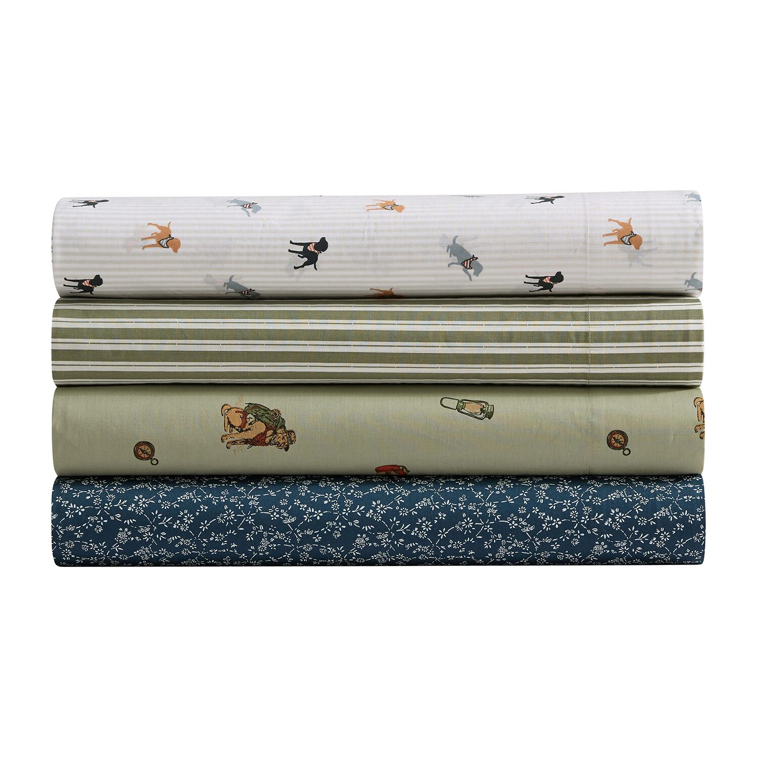 Eddie Bauer Buddy Camping All Over Sheet Set