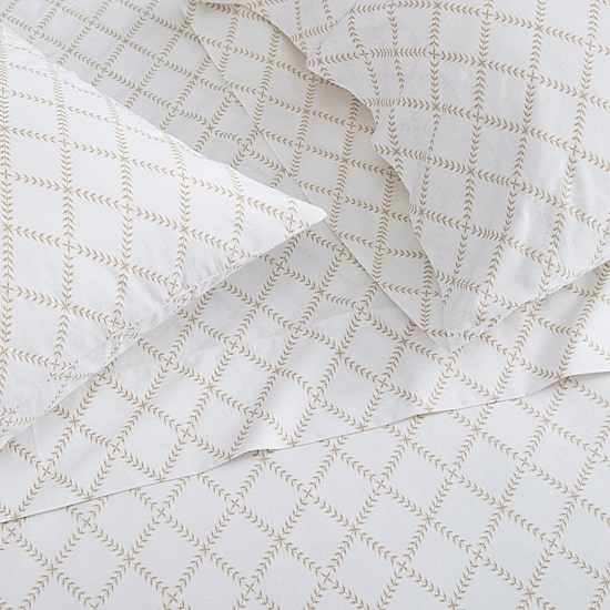 Martha Stewart Leaf Trellis Sheet Set