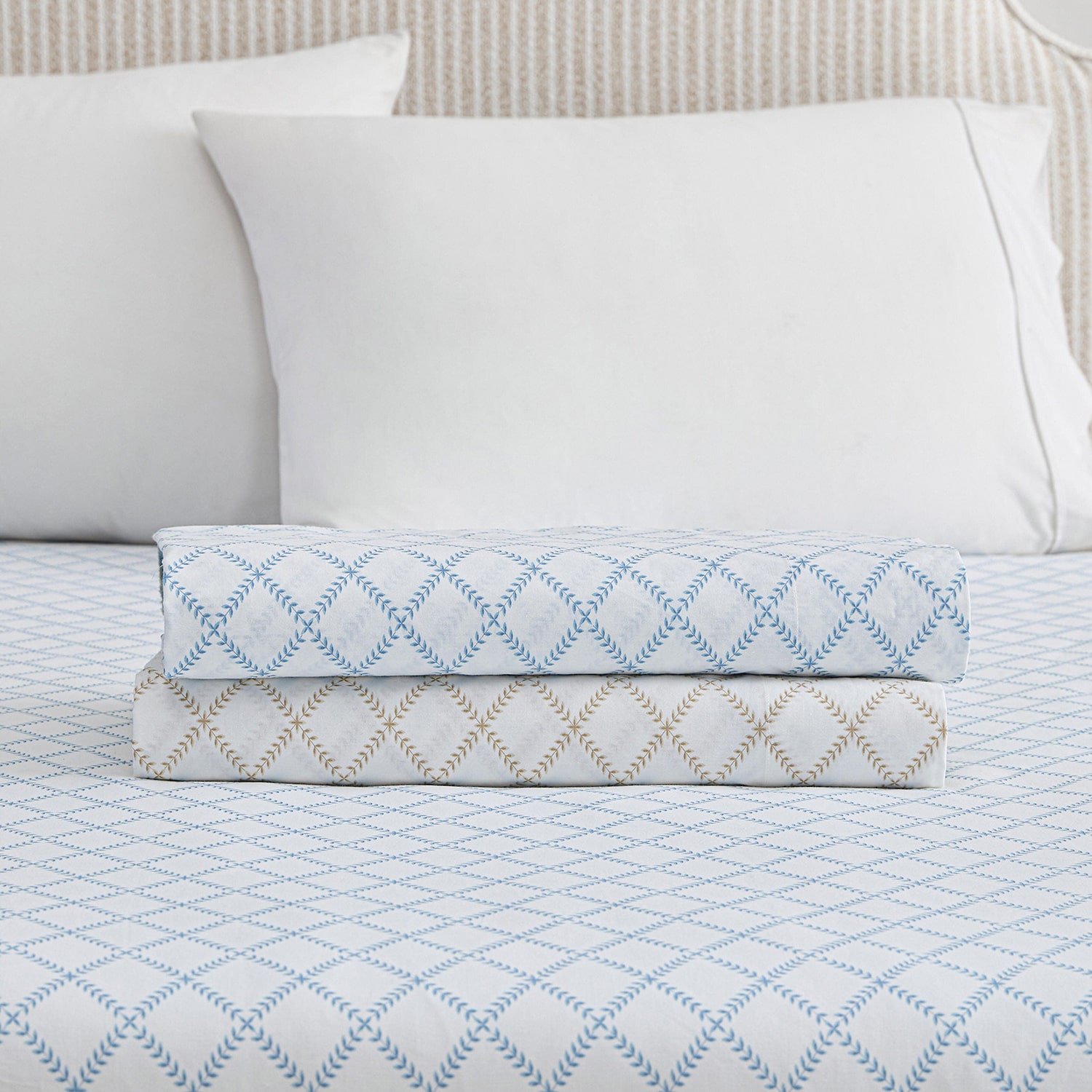 Martha Stewart Leaf Trellis Sheet Set