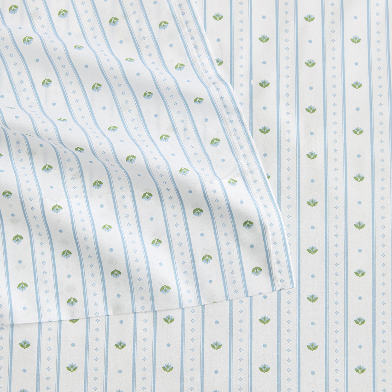Martha Stewart Floral Stripe Sheet Set