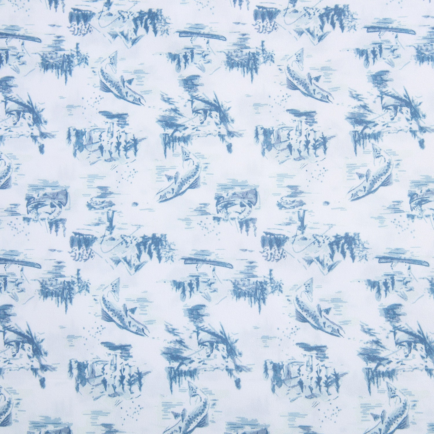 Eddie Bauer Fish Town Toile Sheet Set