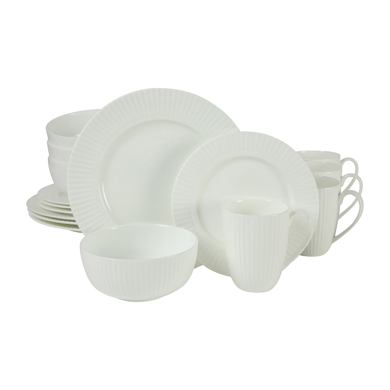 Gibson Gibson Beam 16-pc. Bone China Dinnerware Set