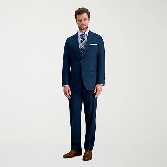 Haggar JMH Premium Mens Stretch Fabric Classic Fit Suit