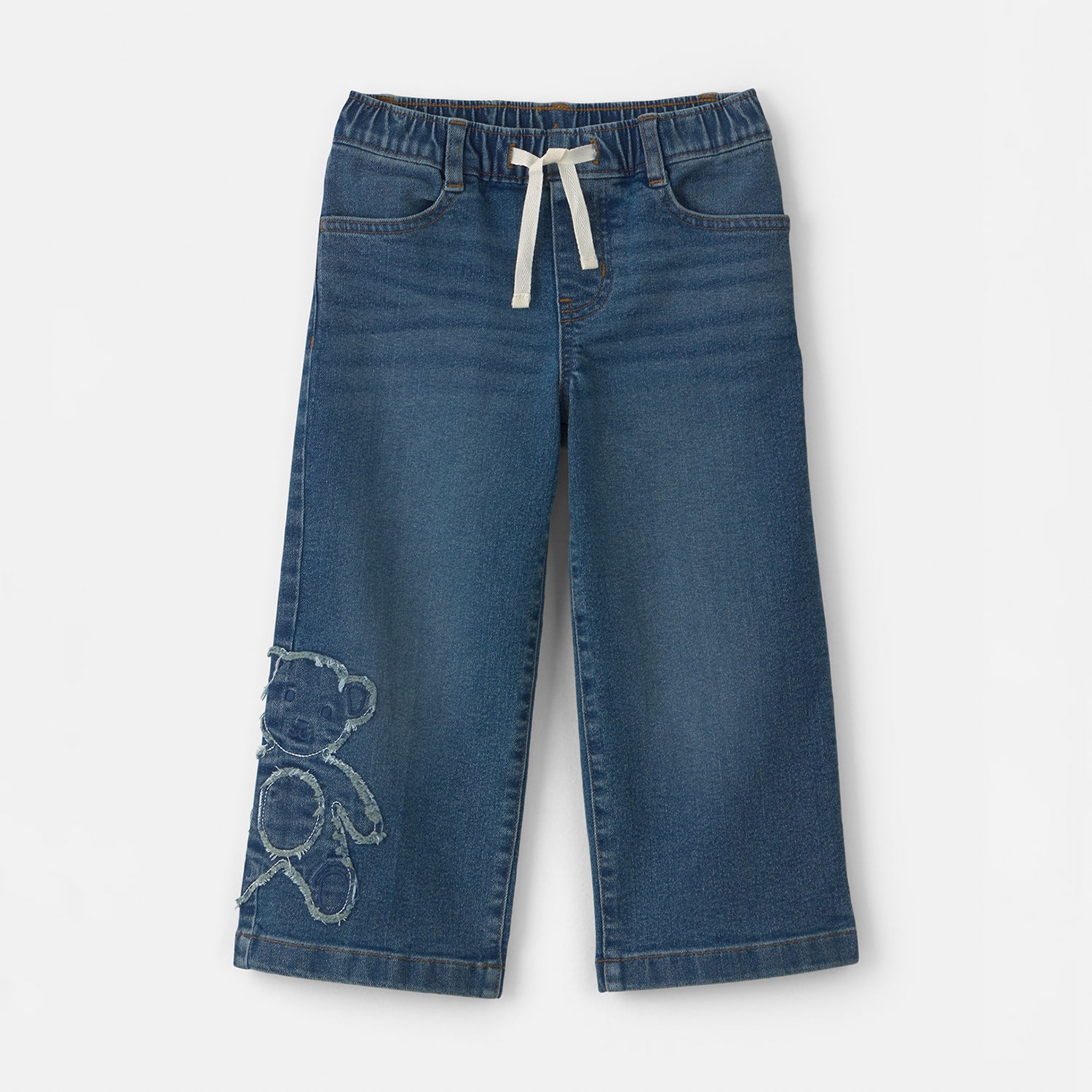 Oshkosh Toddler Girls Mid Rise Wide Leg Jean