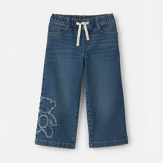 Oshkosh Toddler Girls Mid Rise Wide Leg Jean