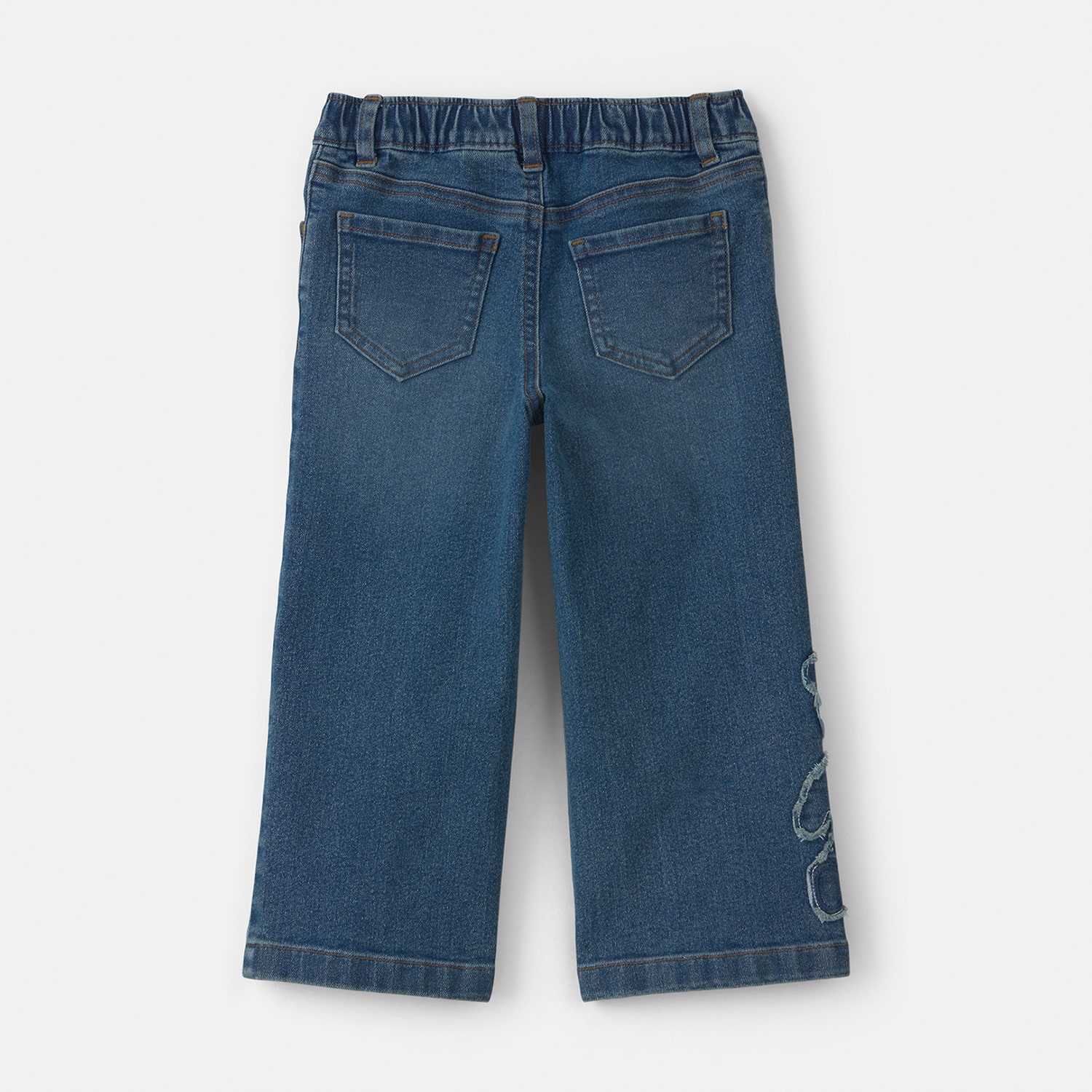 Oshkosh Toddler Girls Mid Rise Wide Leg Jean