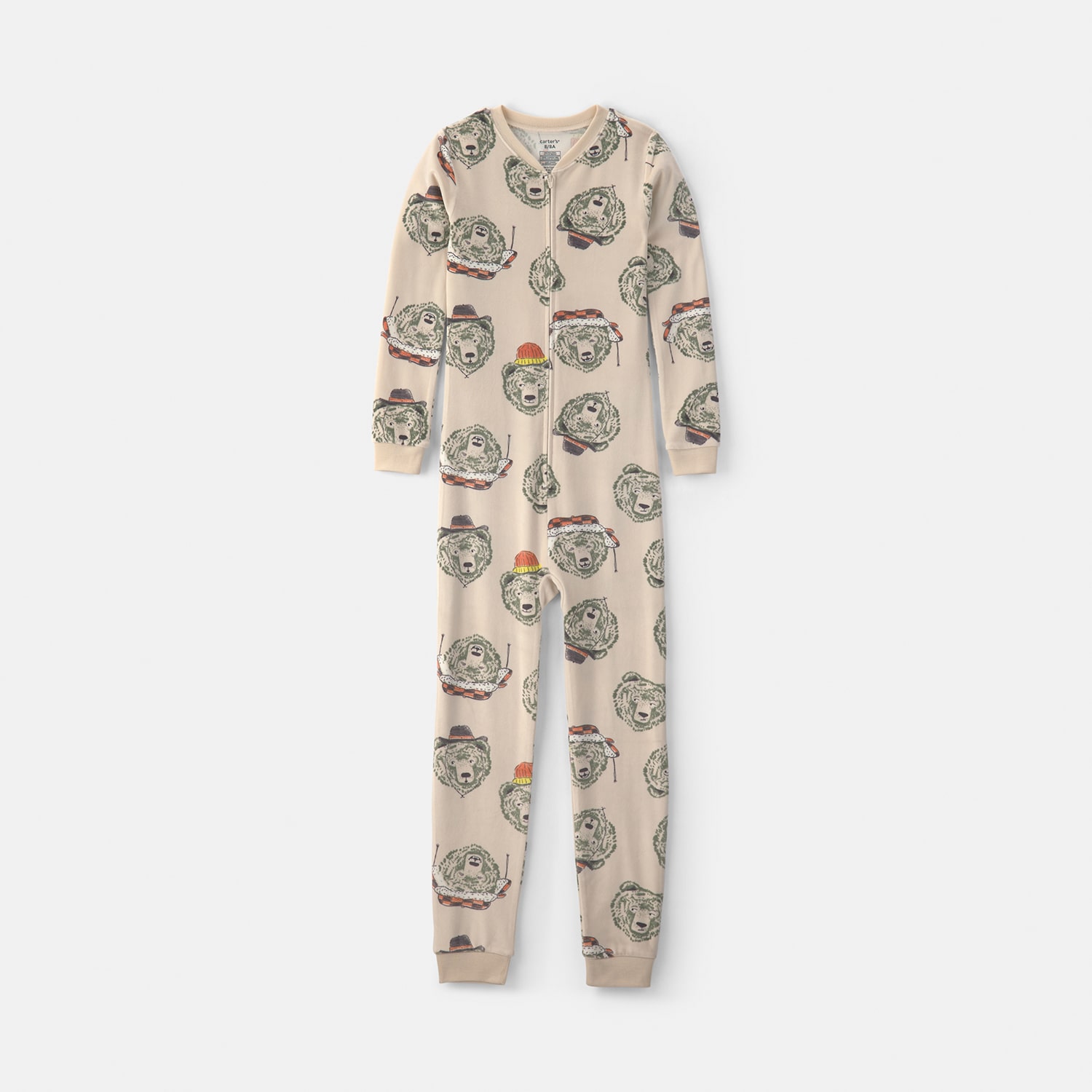 Carter's Little & Big Kid Boys Crew Neck Long Sleeve One Piece Pajama