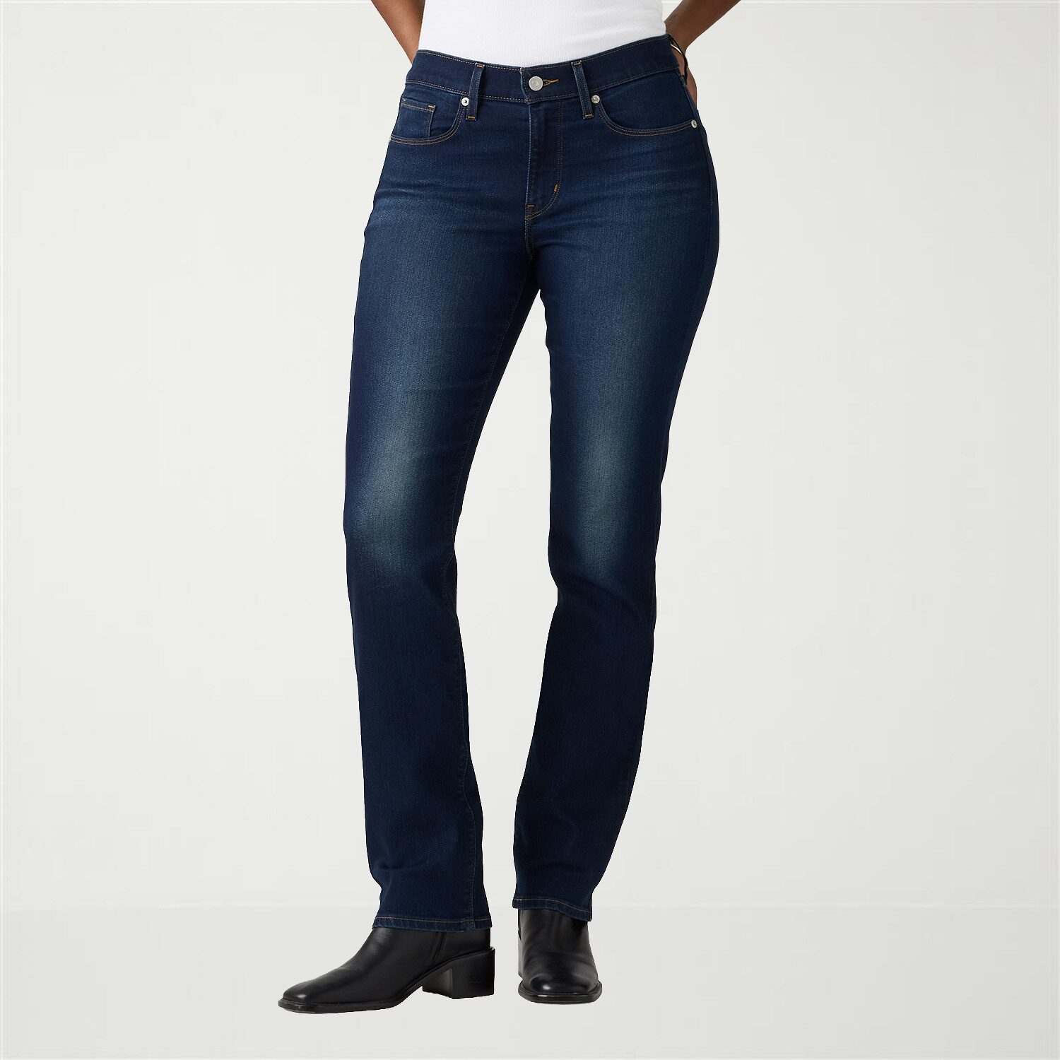 Levi's® Womens Mid Rise Classic Straight Jean