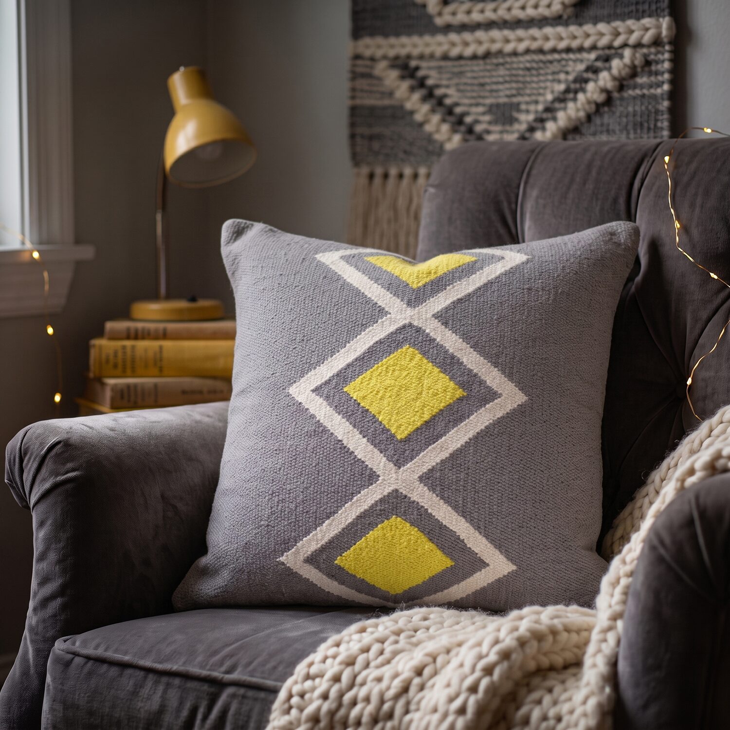 LR Home Alan Southwestern Square Throw Pillow