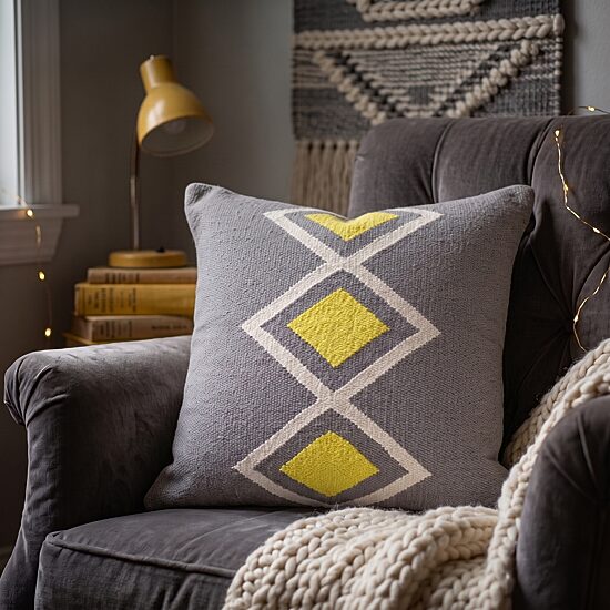 LR Home Alan Southwestern Square Throw Pillow