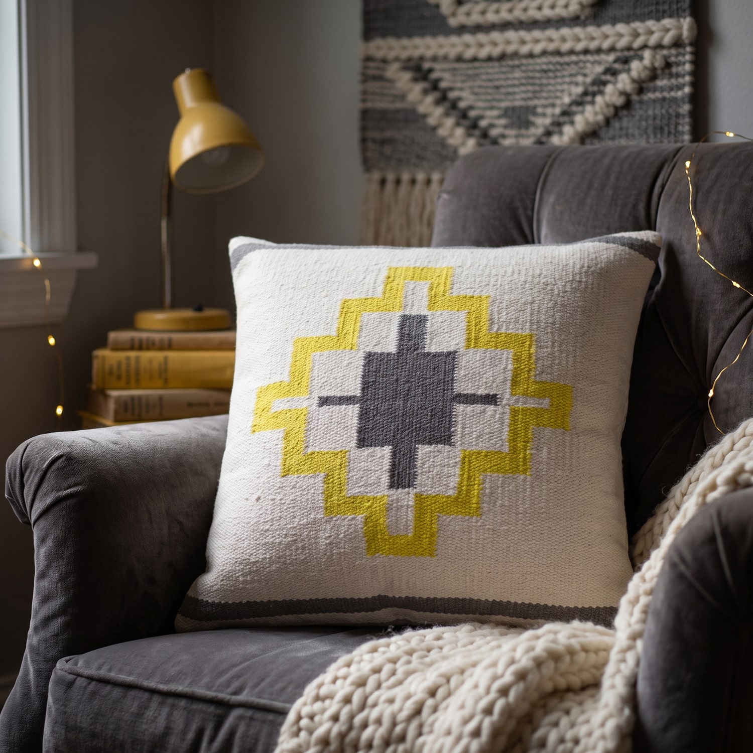 LR Home Max Southwestern Square Throw Pillow