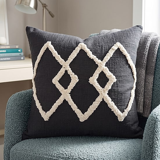 LR Home Avon Diamond Square Throw Pillow