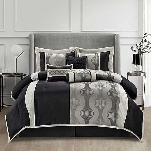 Stratford Park Neve Midweight Complete Bedding Set, One Size, Silver