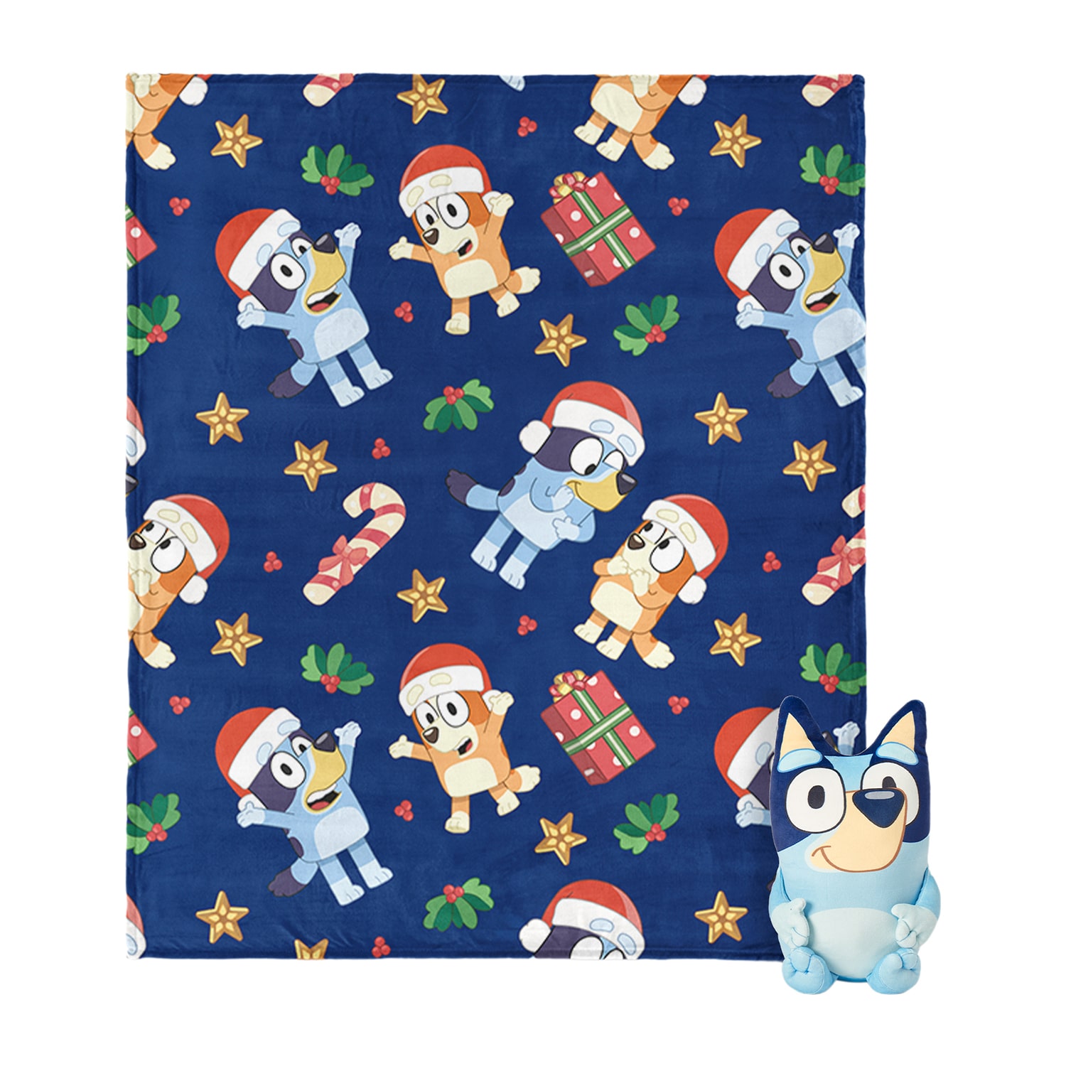 Yay For Christmas 2-pc. Bluey Midweight Throw