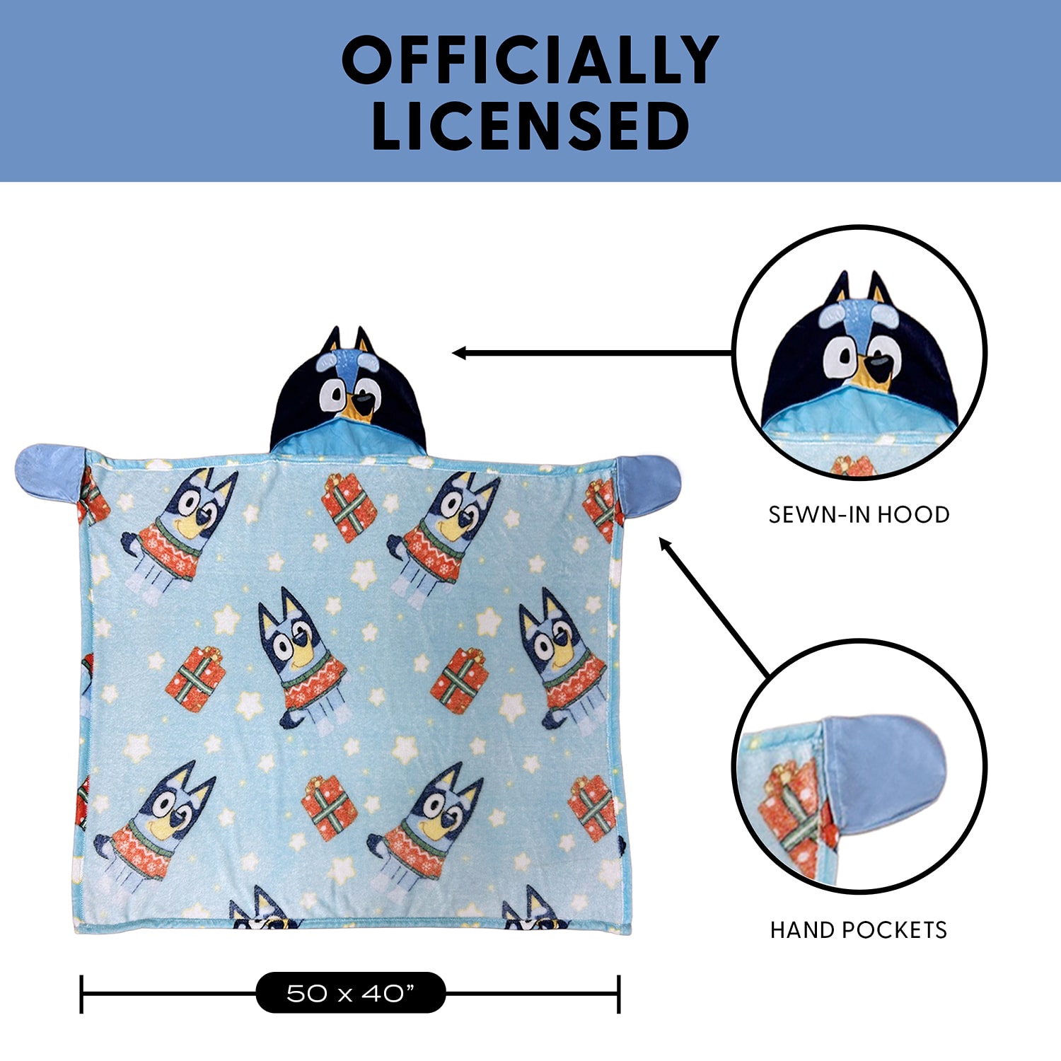 Bluey Midweight Wearable Blanket