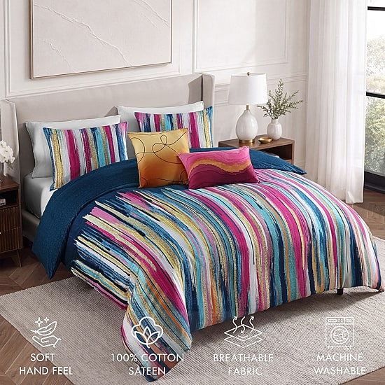 Bebejan Modern Palette 5-pc. Reversible Comforter Set
