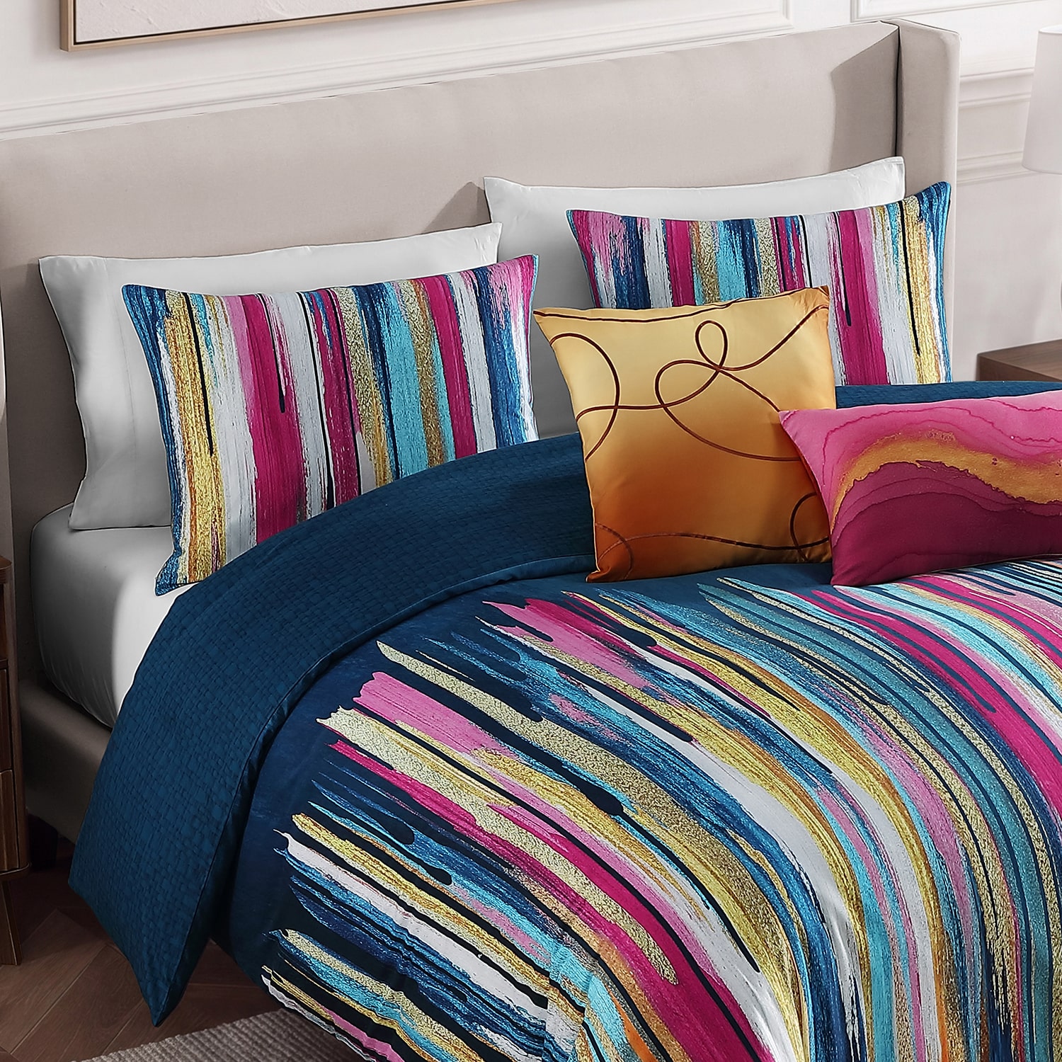 Bebejan Modern Palette 5-pc. Reversible Comforter Set