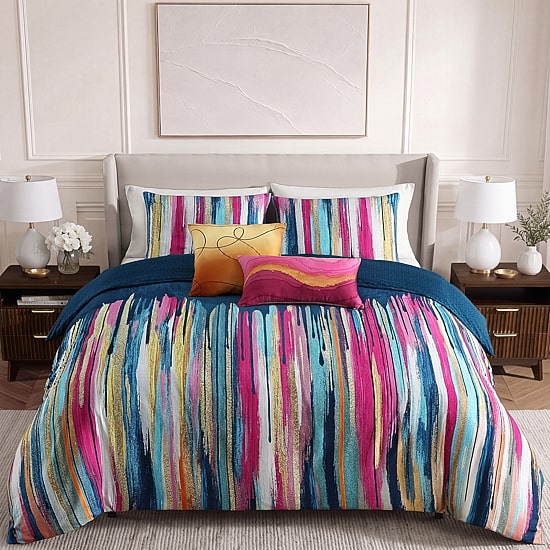 Bebejan Modern Palette 5-pc. Reversible Comforter Set