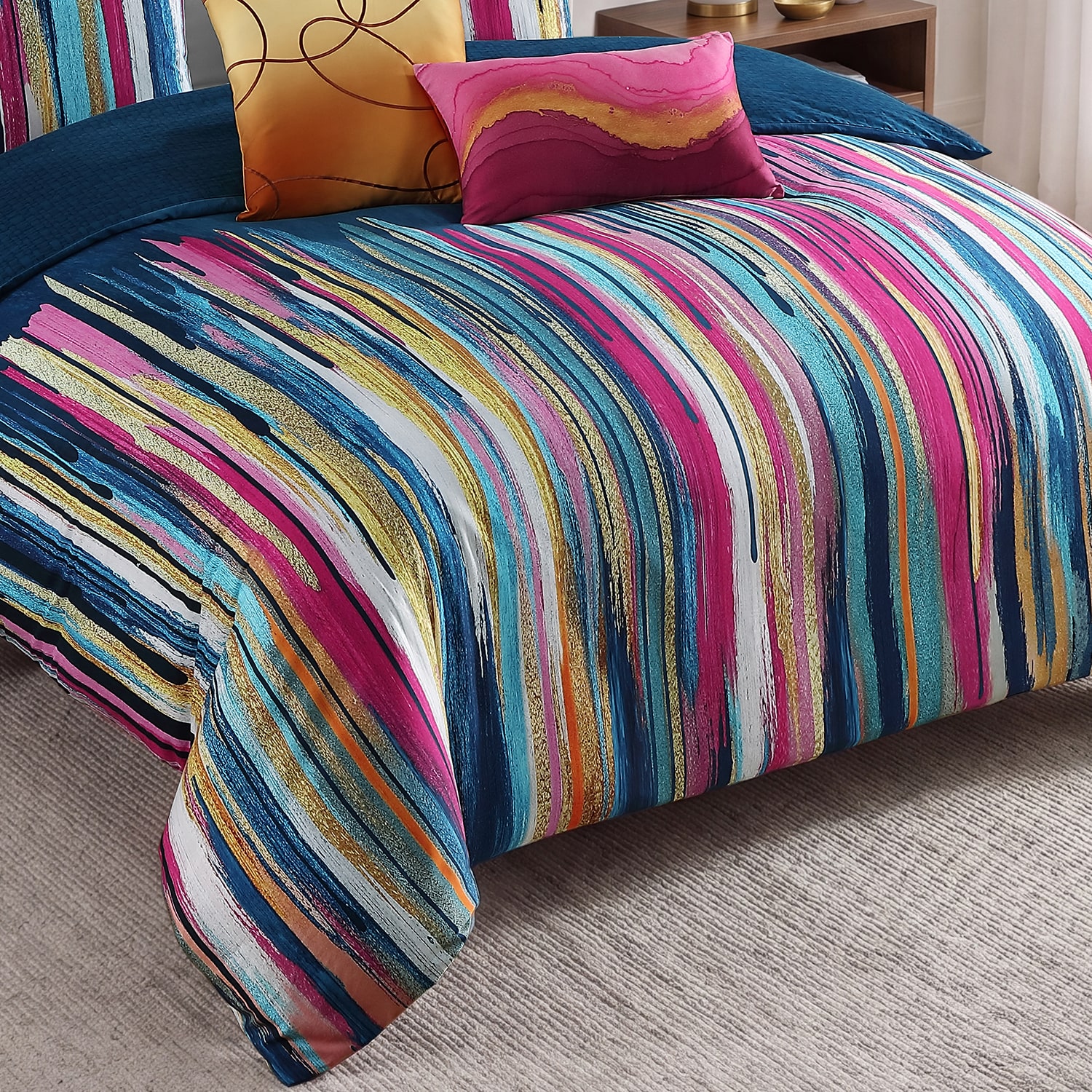 Bebejan Modern Palette 5-pc. Reversible Comforter Set