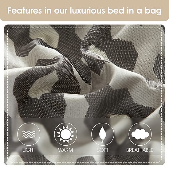 Stratford Park Kelvin 10pc Midweight Comforter Set