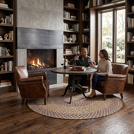 Capel Inc Andreanna Reversible Indoor Round Accent Rug